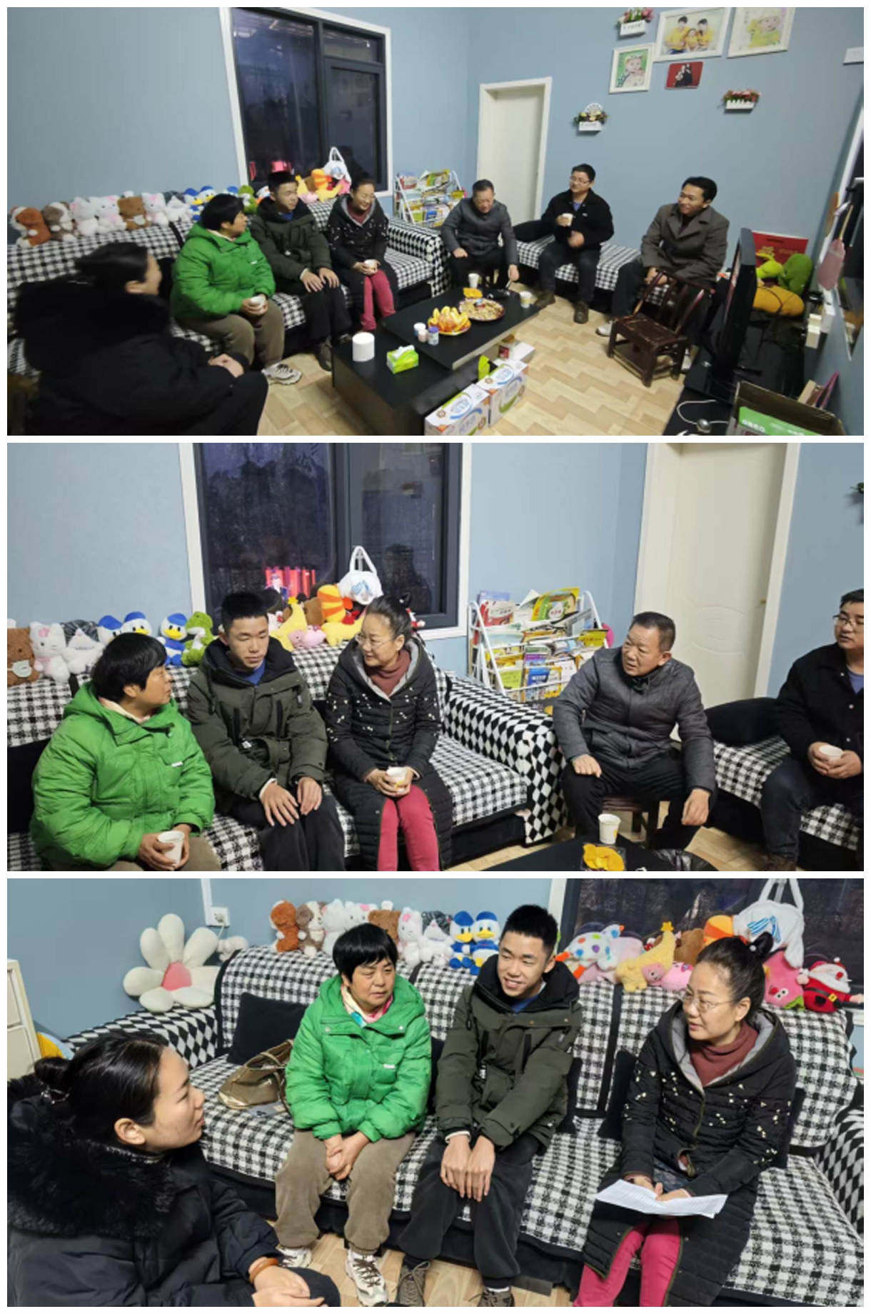 寒冬送暖育桃李，家校连心共护航  ——我校领导带队深入电子系学生家庭开展家访活动