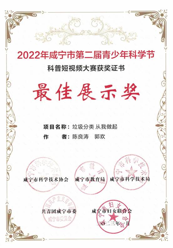 说明: 获奖陈良涛郭欢